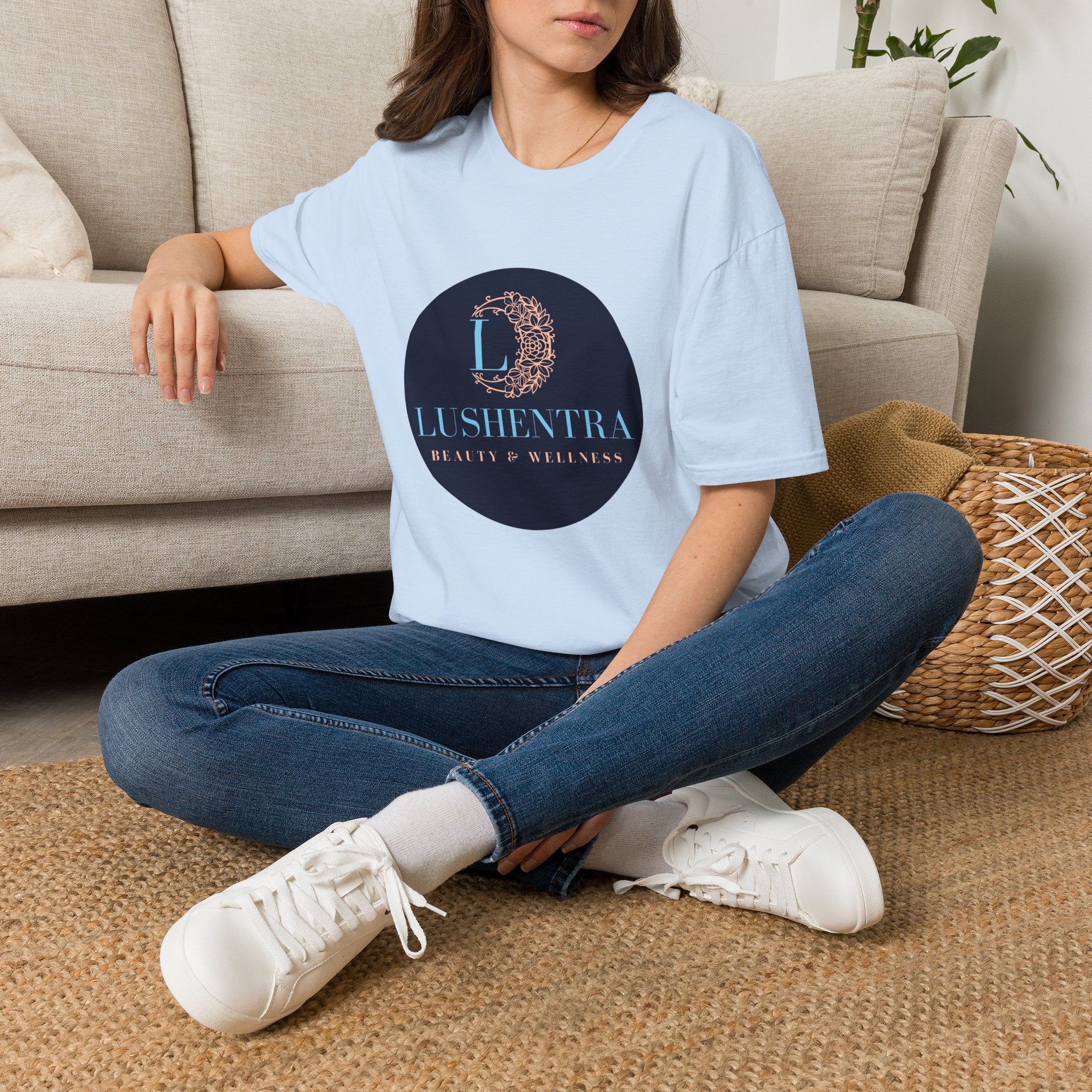 Logo Tee — Lushentra Beauty & Wellness Graphic Shirt