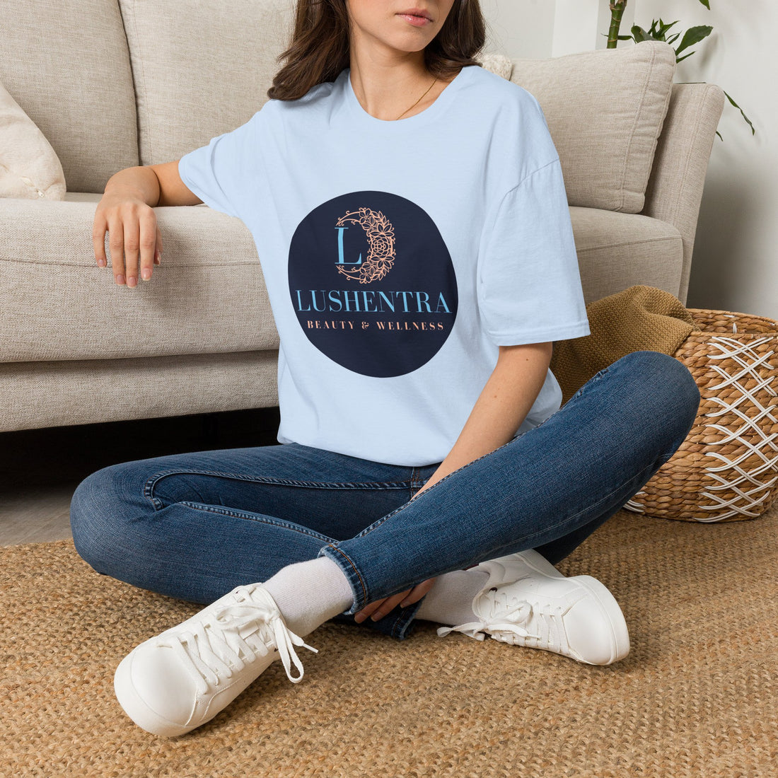 Logo Tee — Lushentra Beauty & Wellness Graphic Shirt