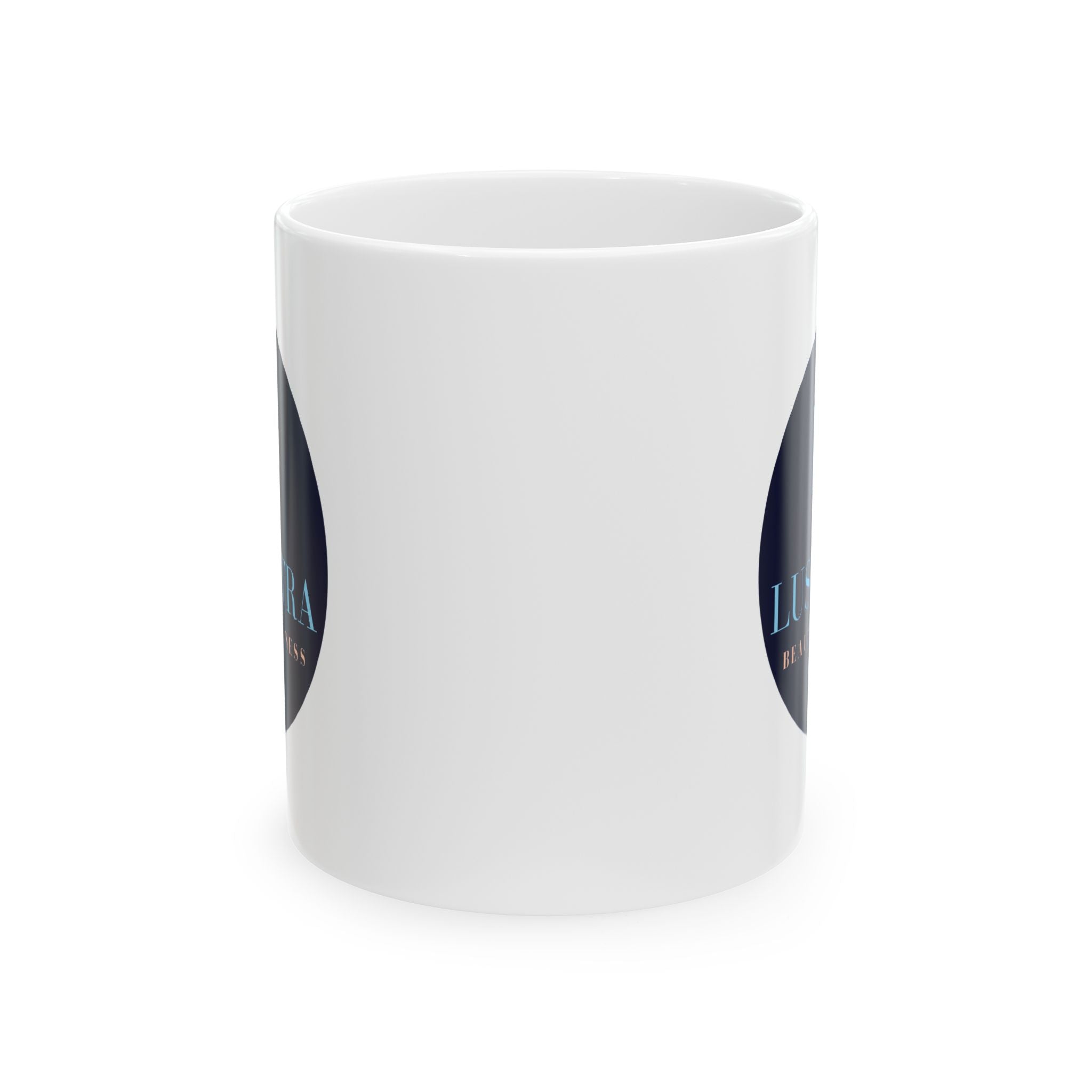 Ceramic Mug — LUSHENTRA Logo Coffee Cup (11oz, 15oz)