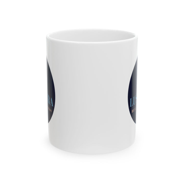 Ceramic Mug — LUSHENTRA Logo Coffee Cup (11oz, 15oz)