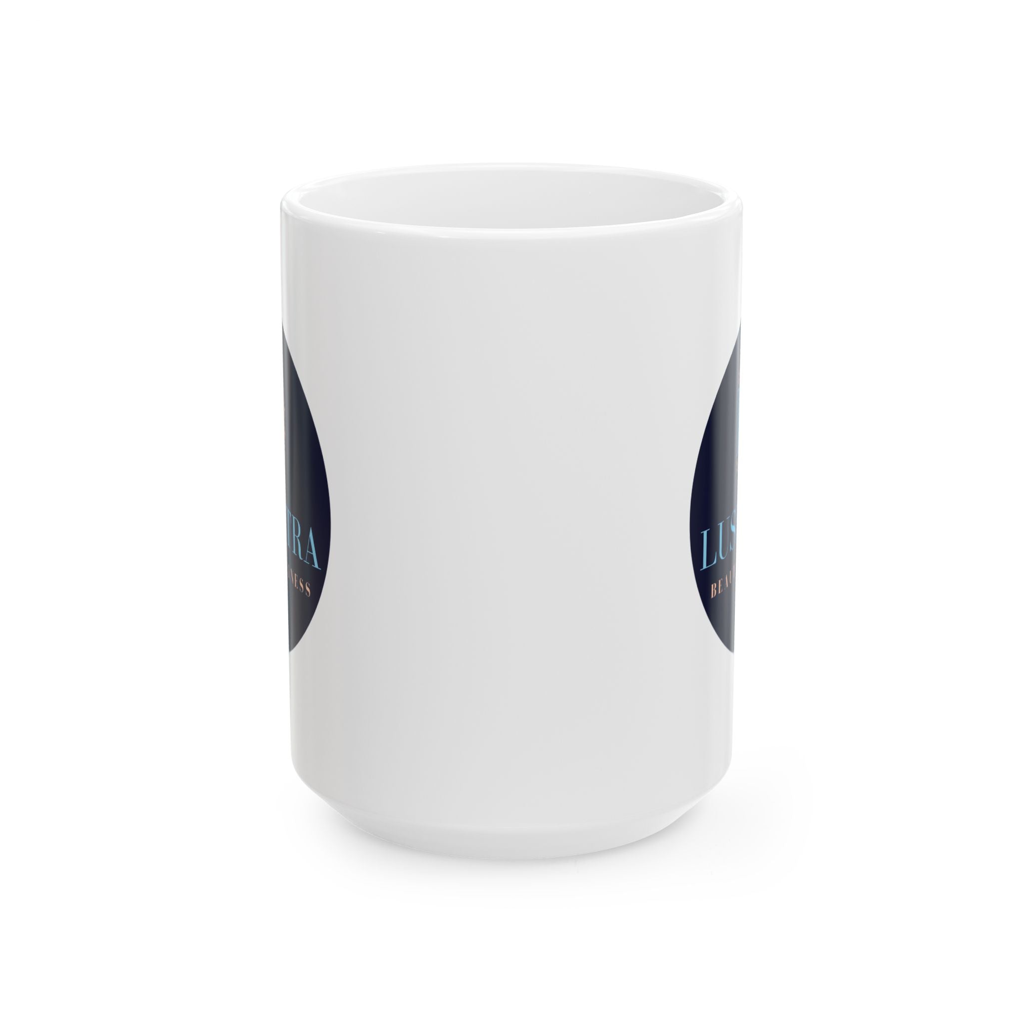 Ceramic Mug — LUSHENTRA Logo Coffee Cup (11oz, 15oz)
