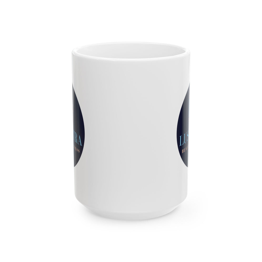 Ceramic Mug — LUSHENTRA Logo Coffee Cup (11oz, 15oz)