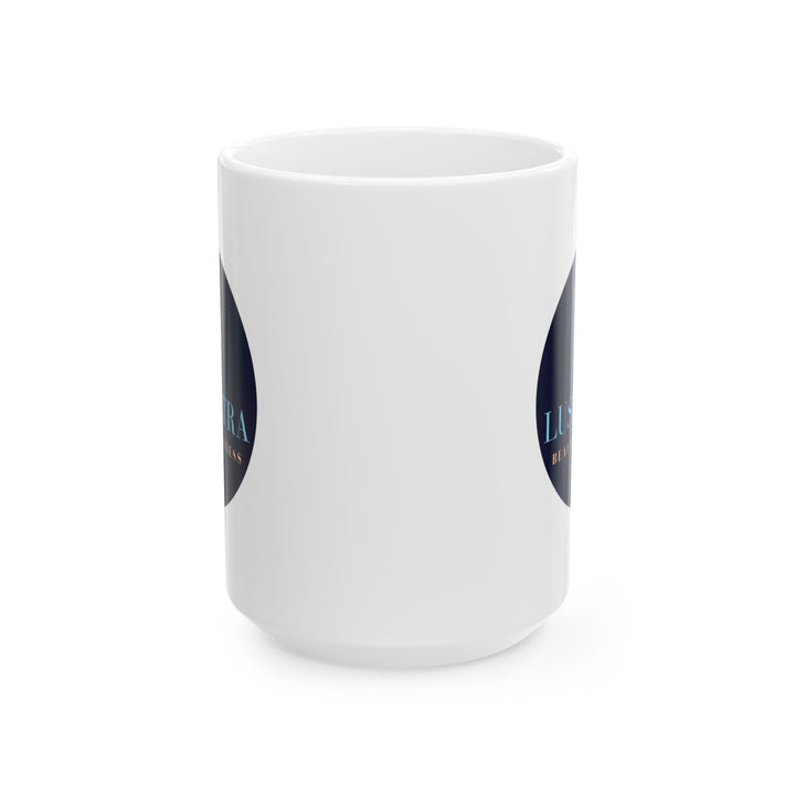 Ceramic Mug — LUSHENTRA Logo Coffee Cup (11oz, 15oz)