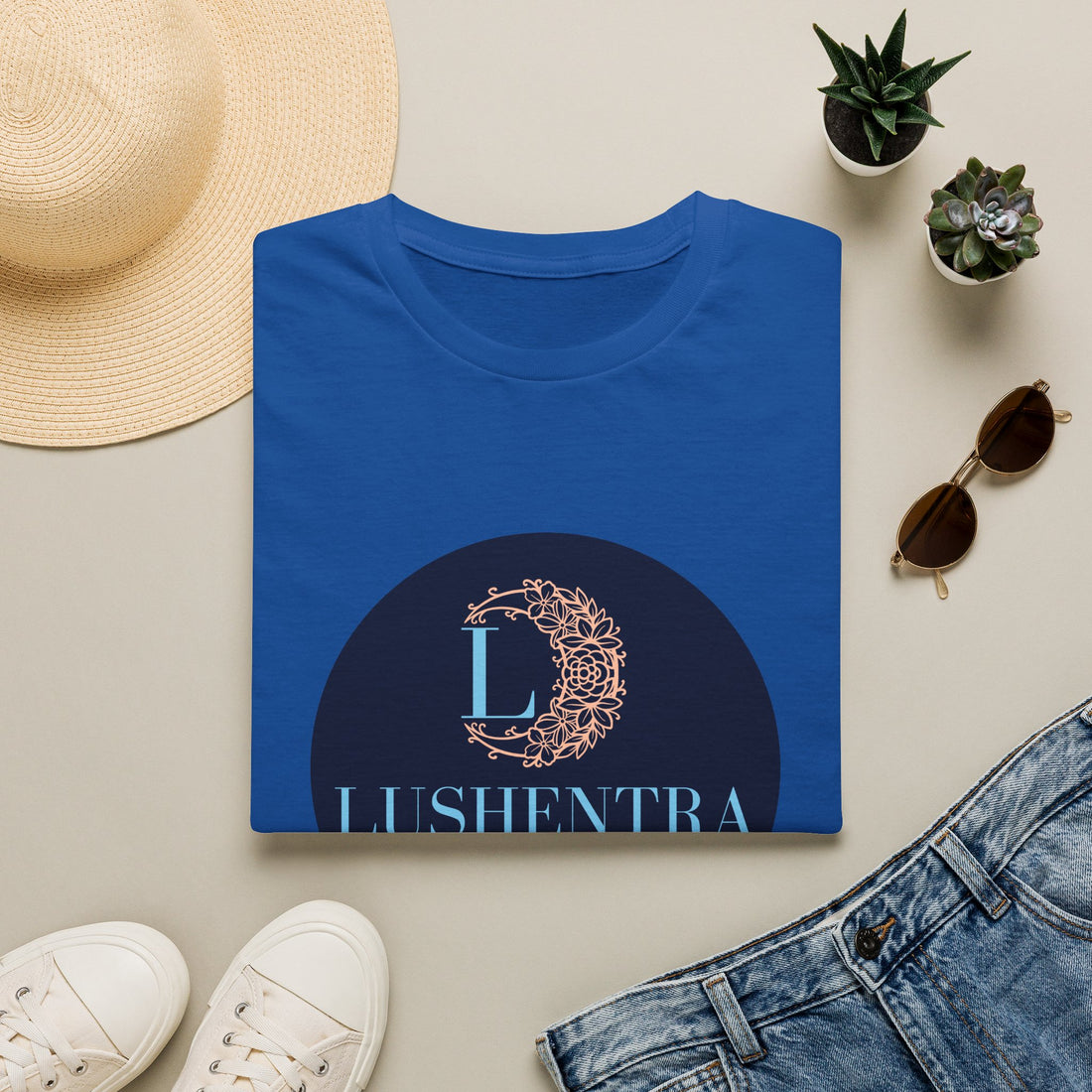 Logo Tee — Lushentra Beauty & Wellness Graphic Shirt