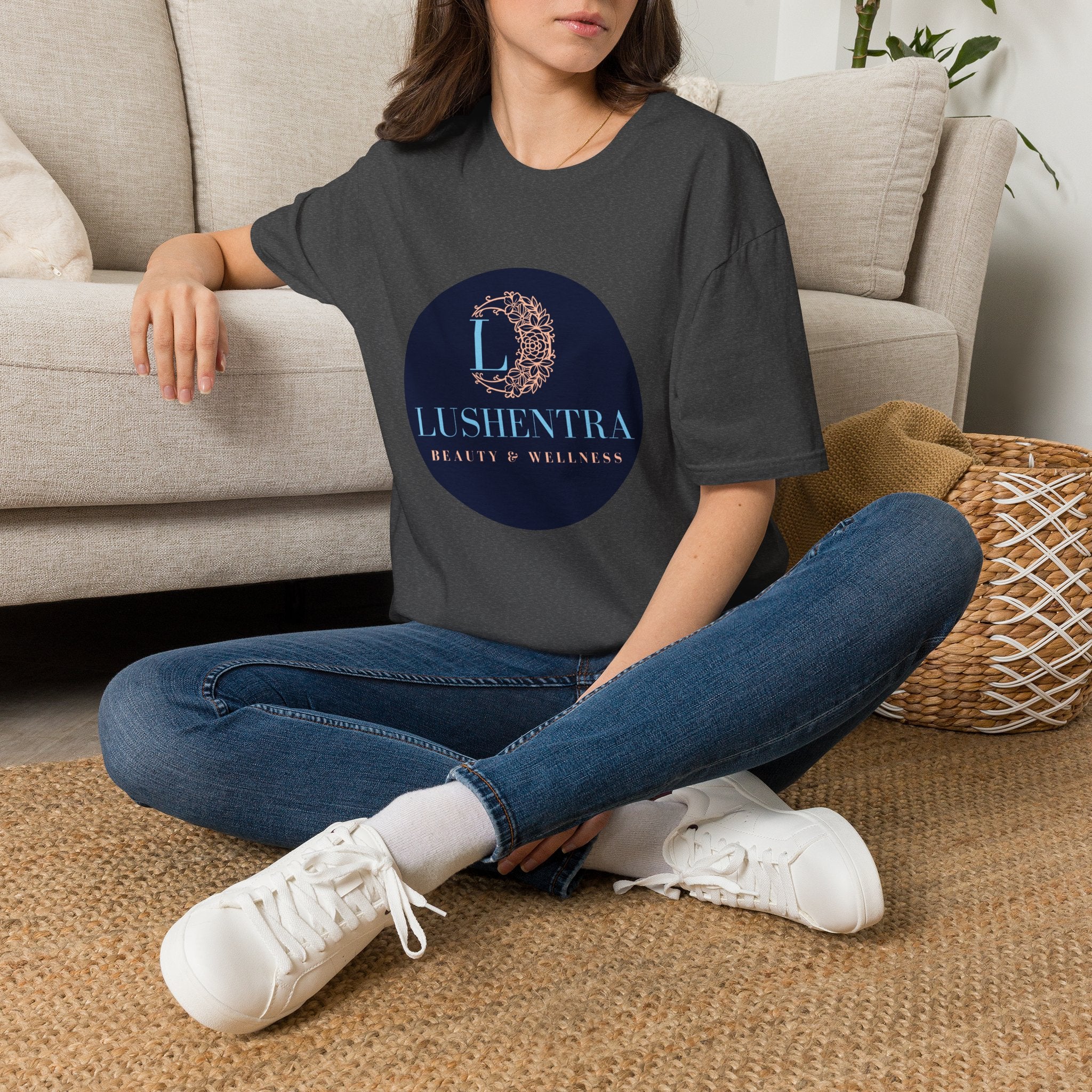 Logo Tee — Lushentra Beauty & Wellness Graphic Shirt