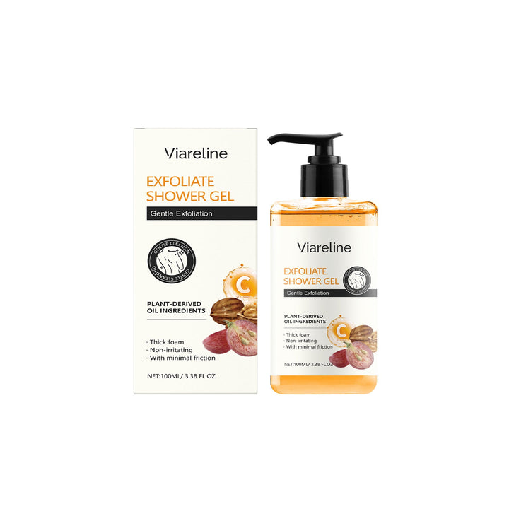 Exfoliating Body Wash Gentle Cleanser Moisturizing Silky Refreshing Shower