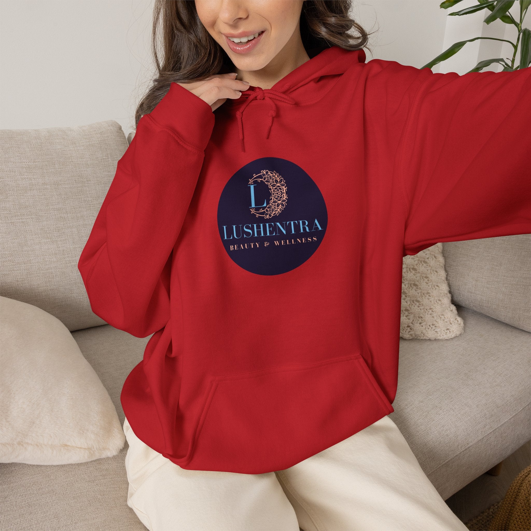 Hoodie — Lushentra Beauty & Skincare Logo Pullover