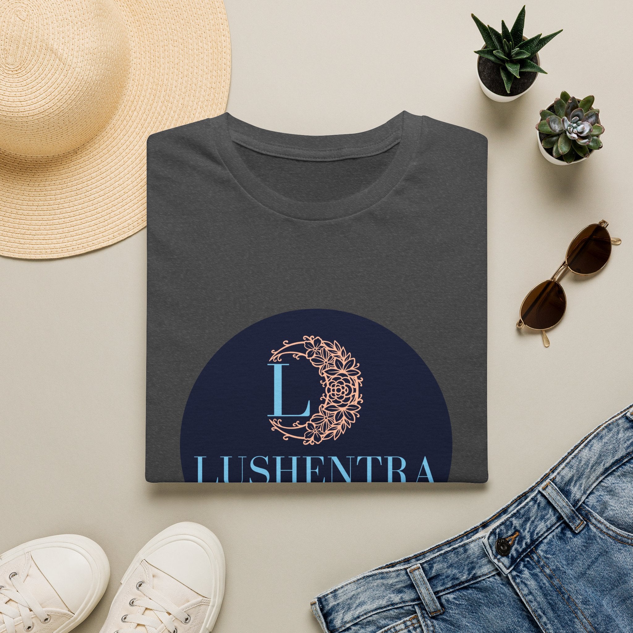 Logo Tee — Lushentra Beauty & Wellness Graphic Shirt