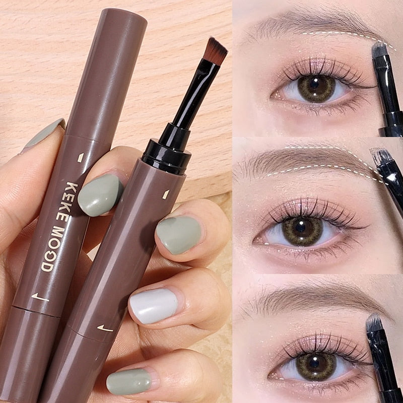 Waterproof Brow Dye Pencil Brown Grey Long Lasting Natural Finish