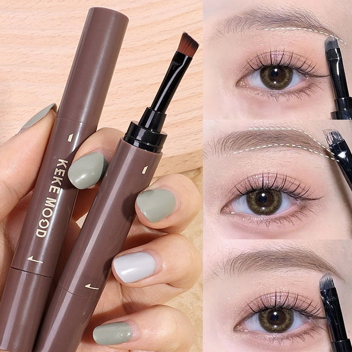 Waterproof Brow Dye Pencil Brown Grey Long Lasting Natural Finish