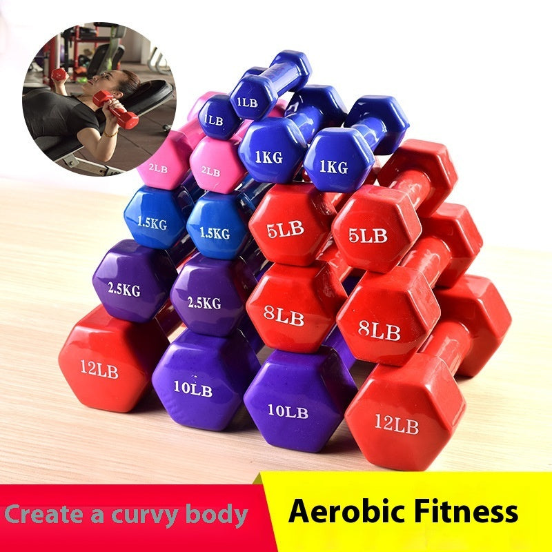 Hexagonal Dumbbell Home Fitness Arm Slimming Strength Training Weights