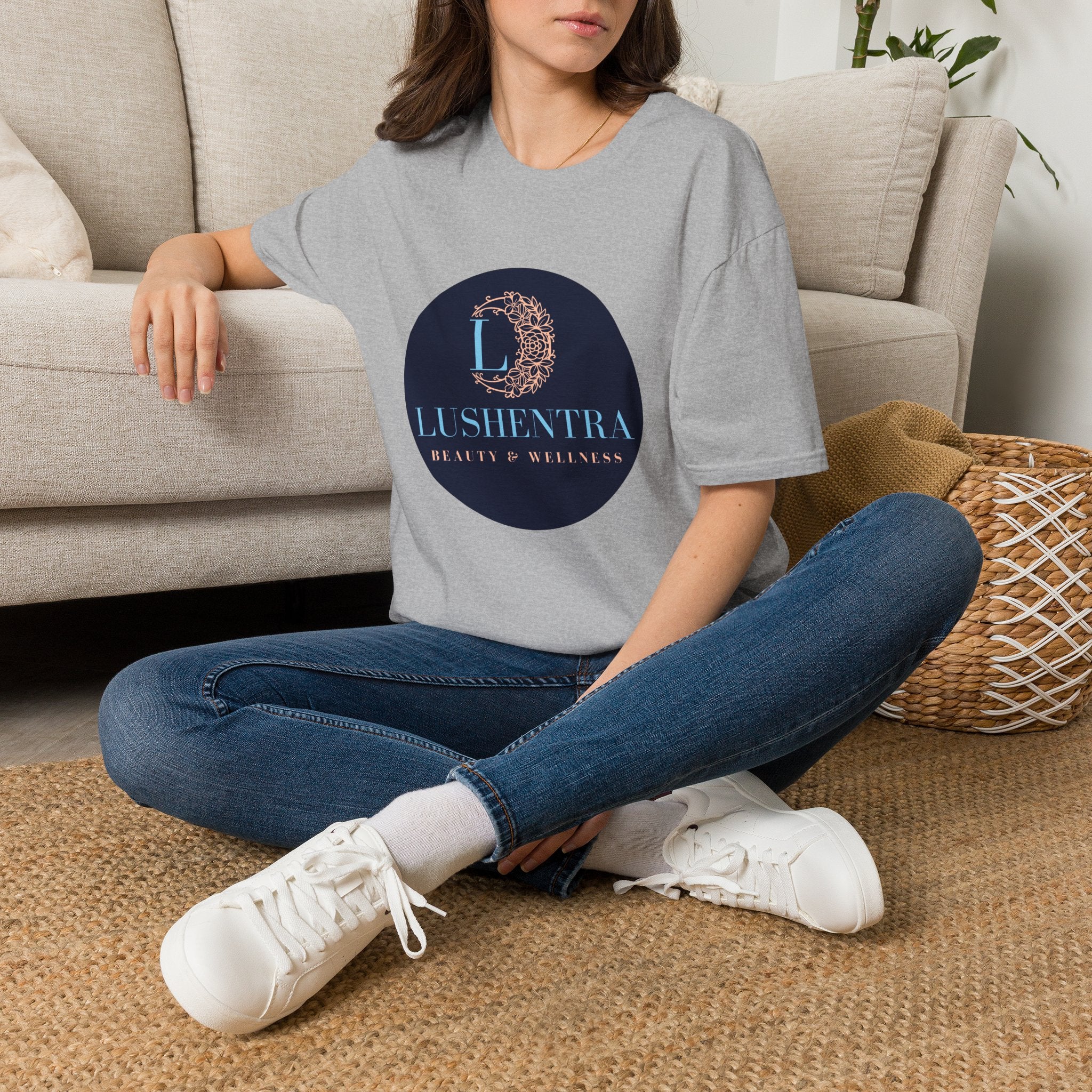Logo Tee — Lushentra Beauty & Wellness Graphic Shirt
