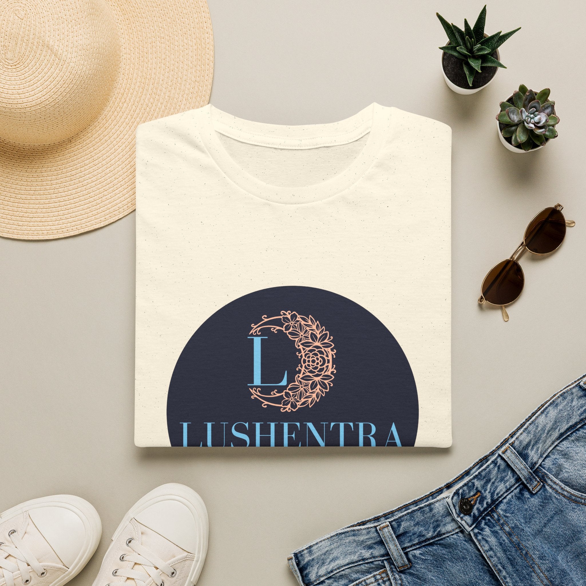 Logo Tee — Lushentra Beauty & Wellness Graphic Shirt