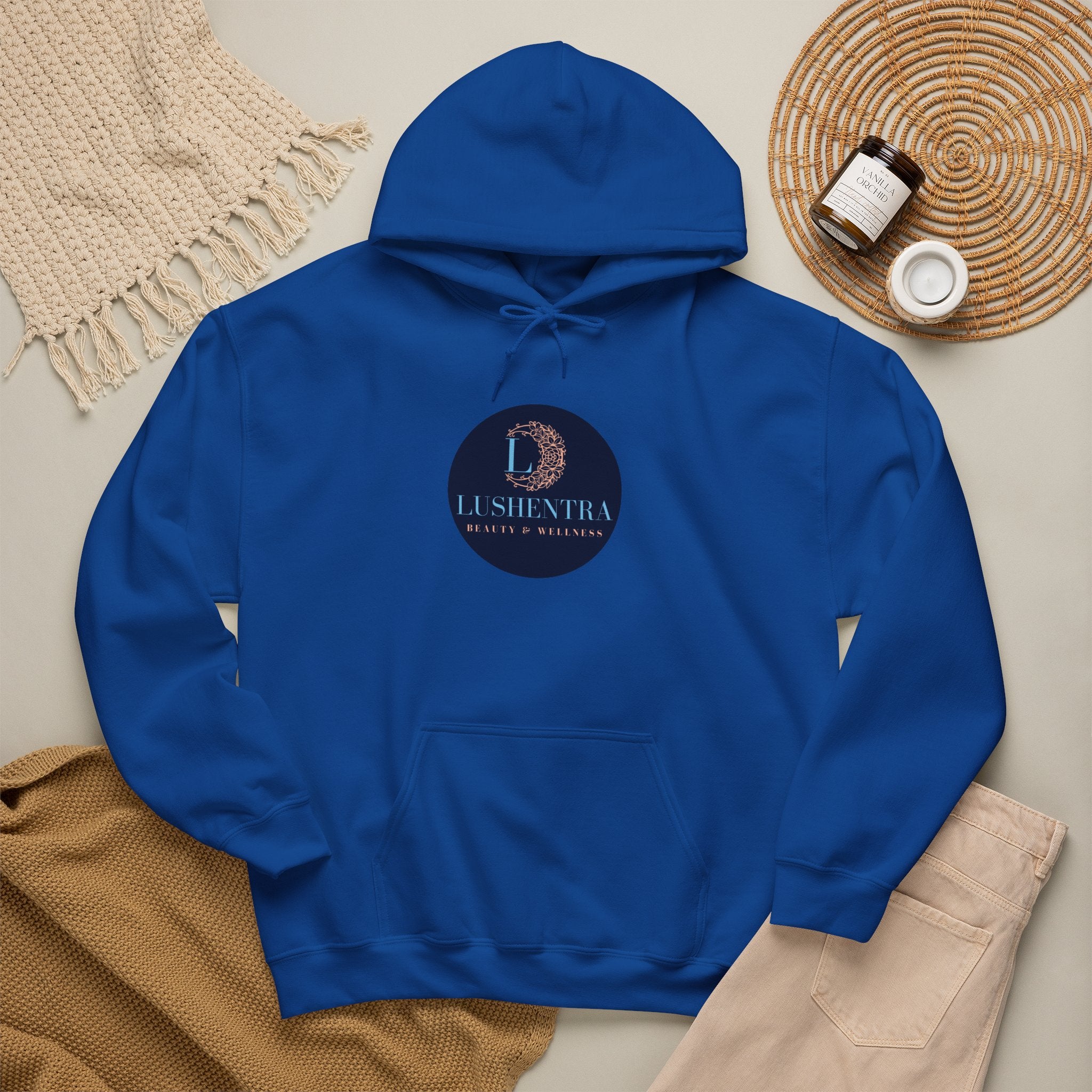 Hoodie — Lushentra Beauty & Skincare Logo Pullover