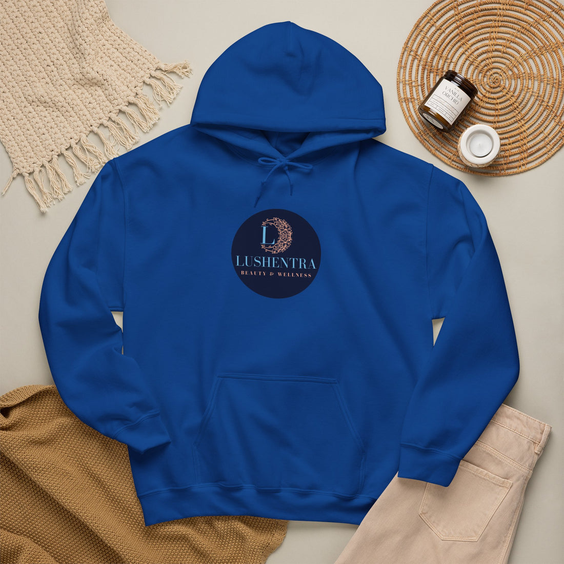 Hoodie — Lushentra Beauty & Skincare Logo Pullover