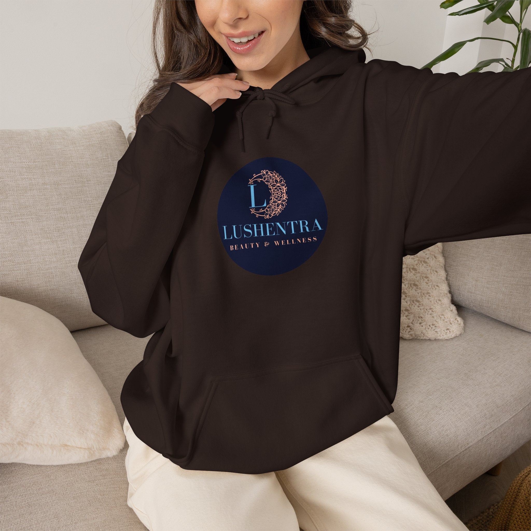 Hoodie — Lushentra Beauty & Skincare Logo Pullover