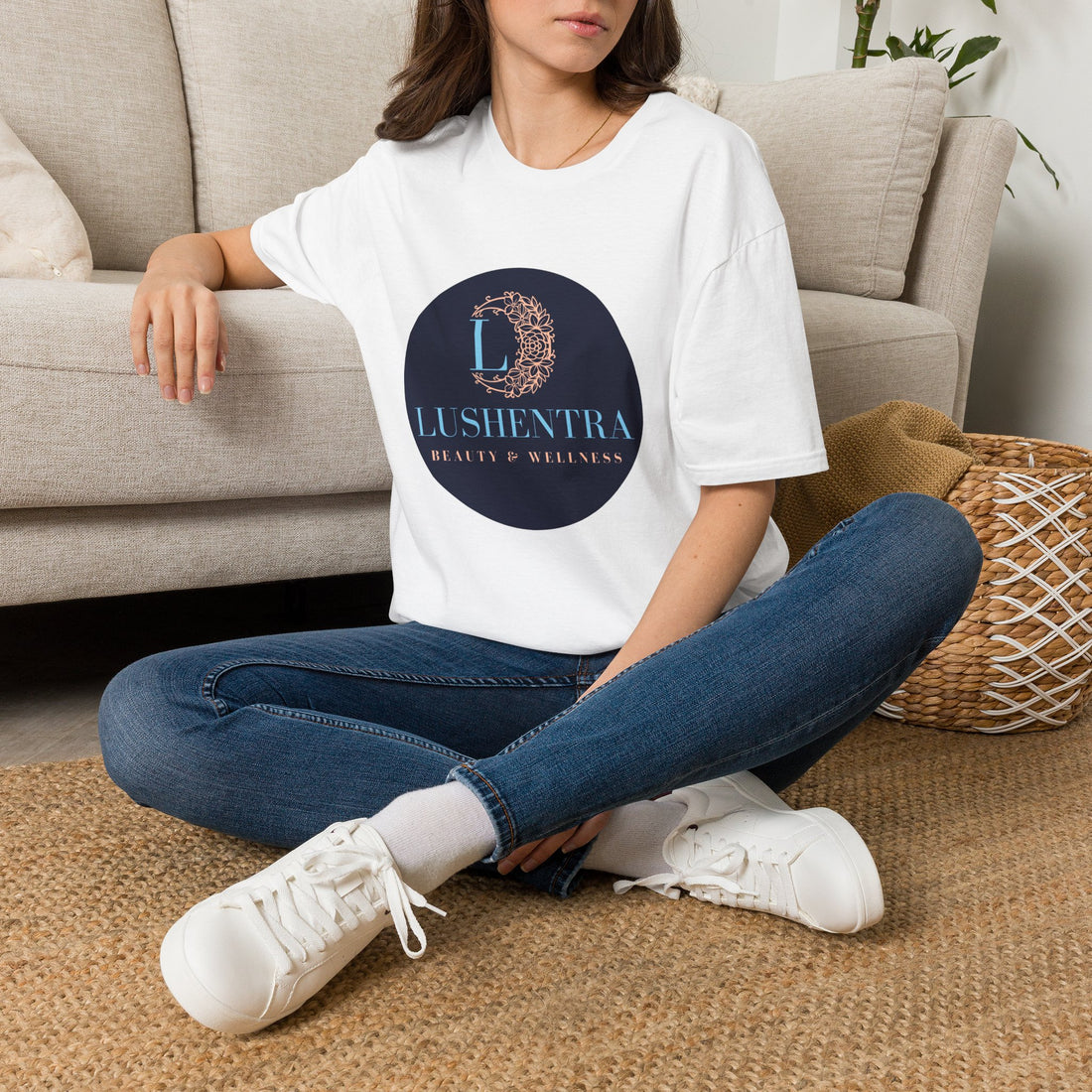 Logo Tee — Lushentra Beauty & Wellness Graphic Shirt