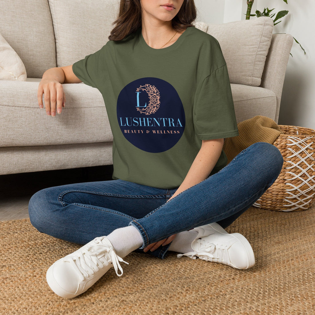 Logo Tee — Lushentra Beauty & Wellness Graphic Shirt