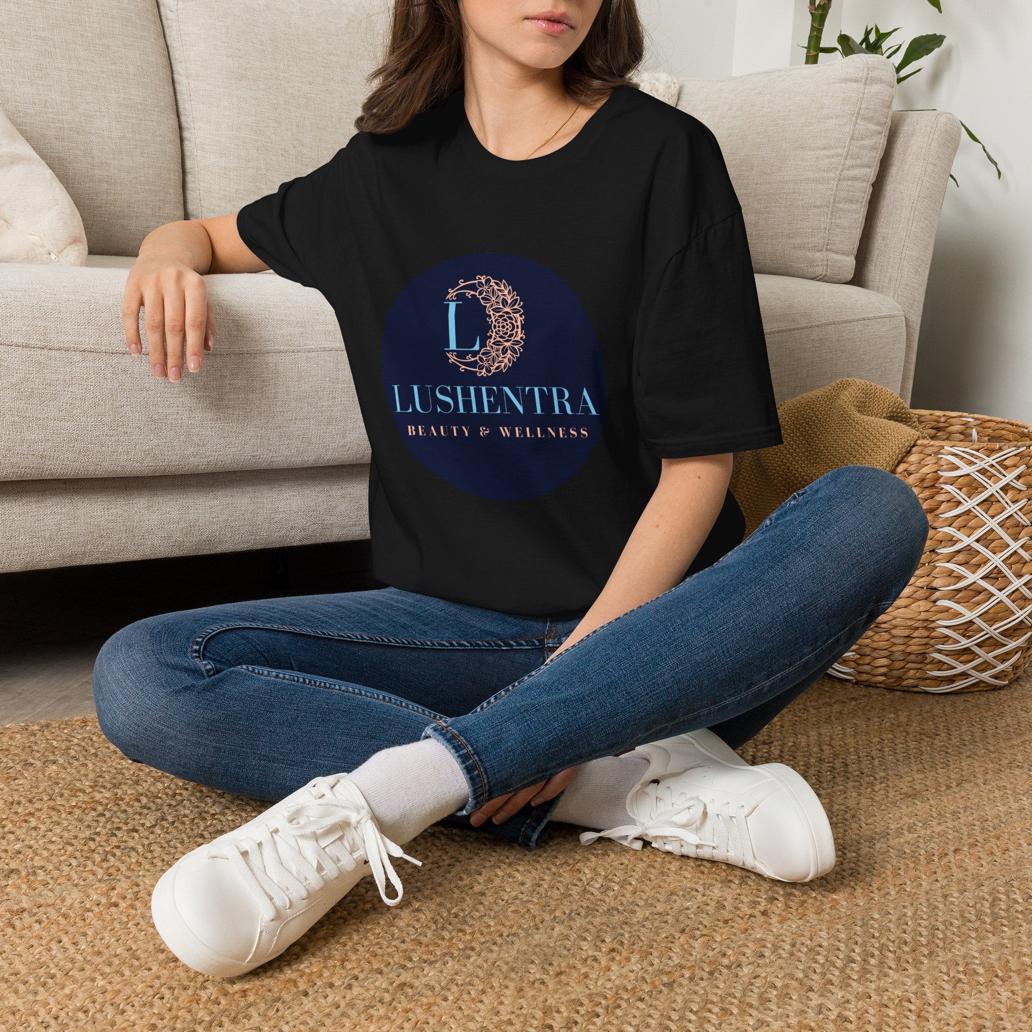 Logo Tee — Lushentra Beauty & Wellness Graphic Shirt