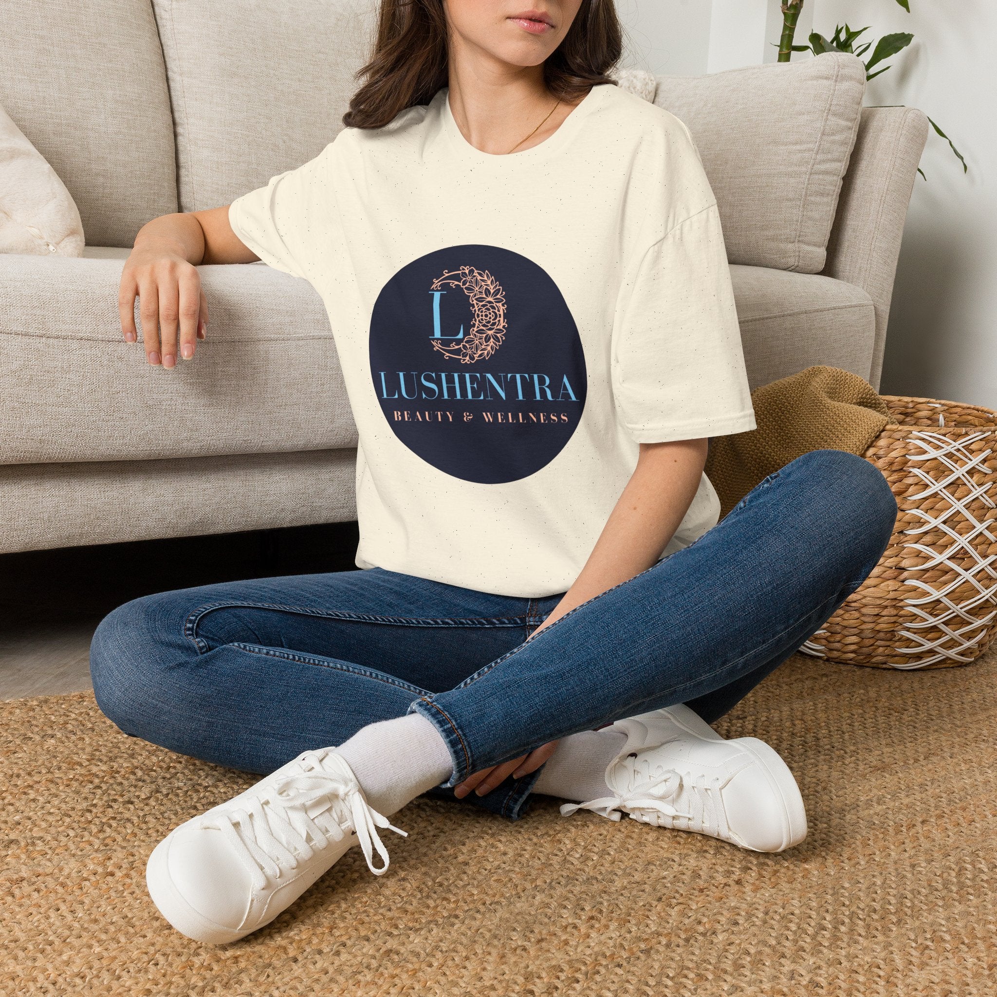 Logo Tee — Lushentra Beauty & Wellness Graphic Shirt