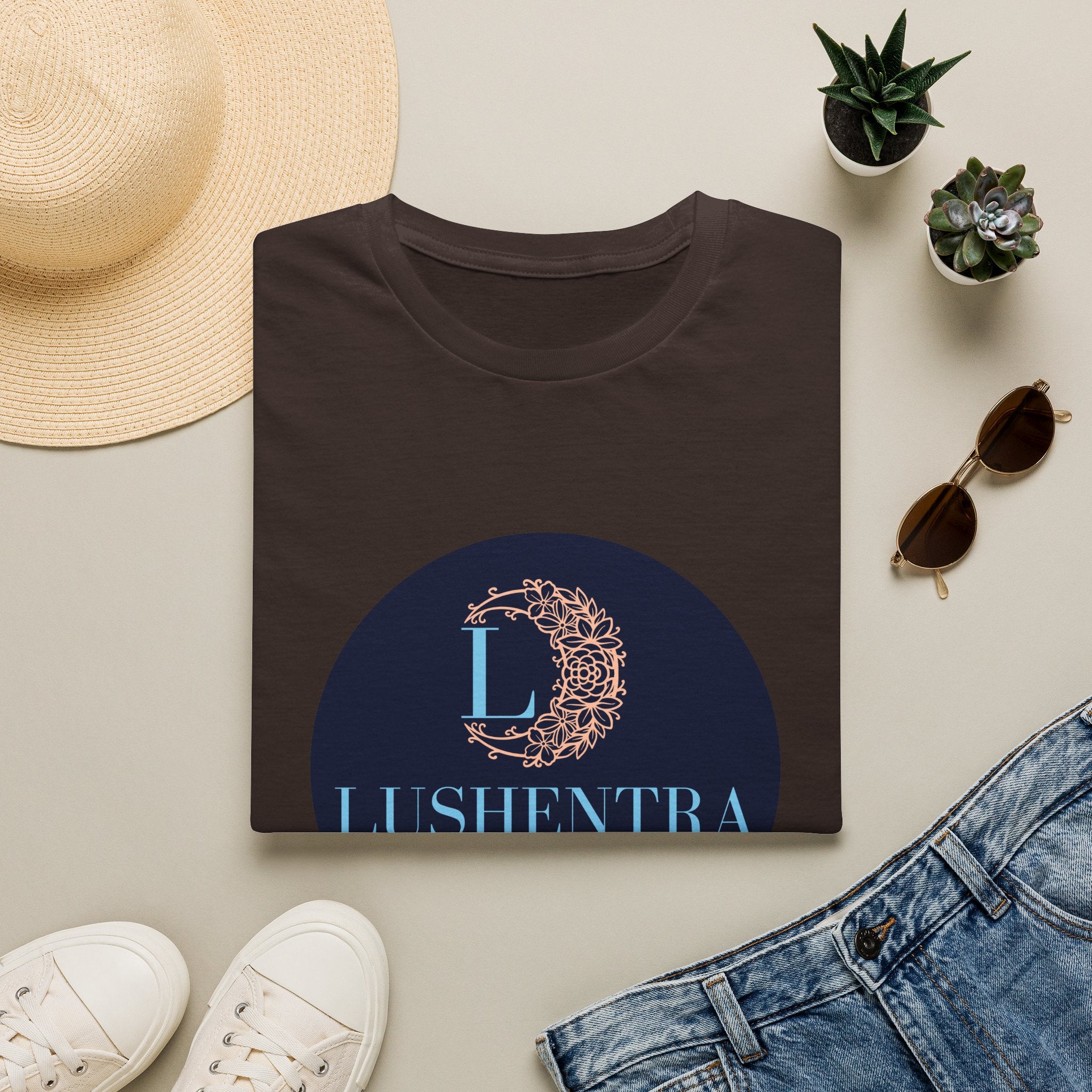 Logo Tee — Lushentra Beauty & Wellness Graphic Shirt