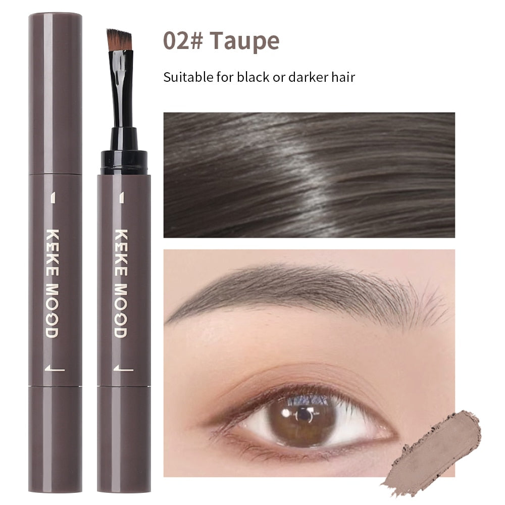 Waterproof Brow Dye Pencil Brown Grey Long Lasting Natural Finish