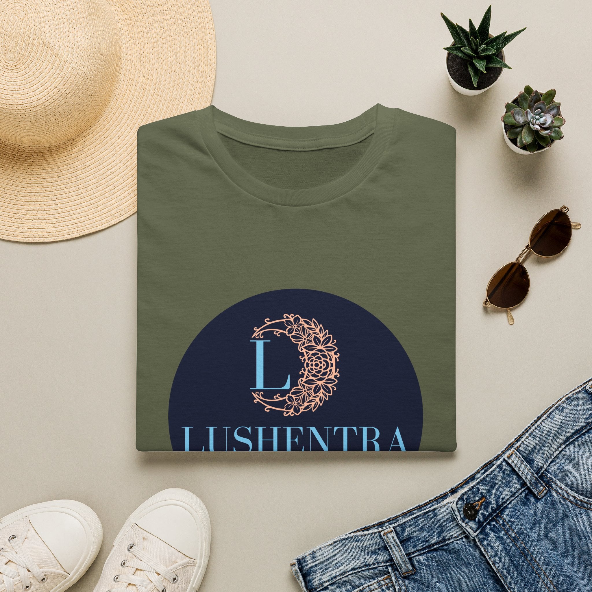 Logo Tee — Lushentra Beauty & Wellness Graphic Shirt