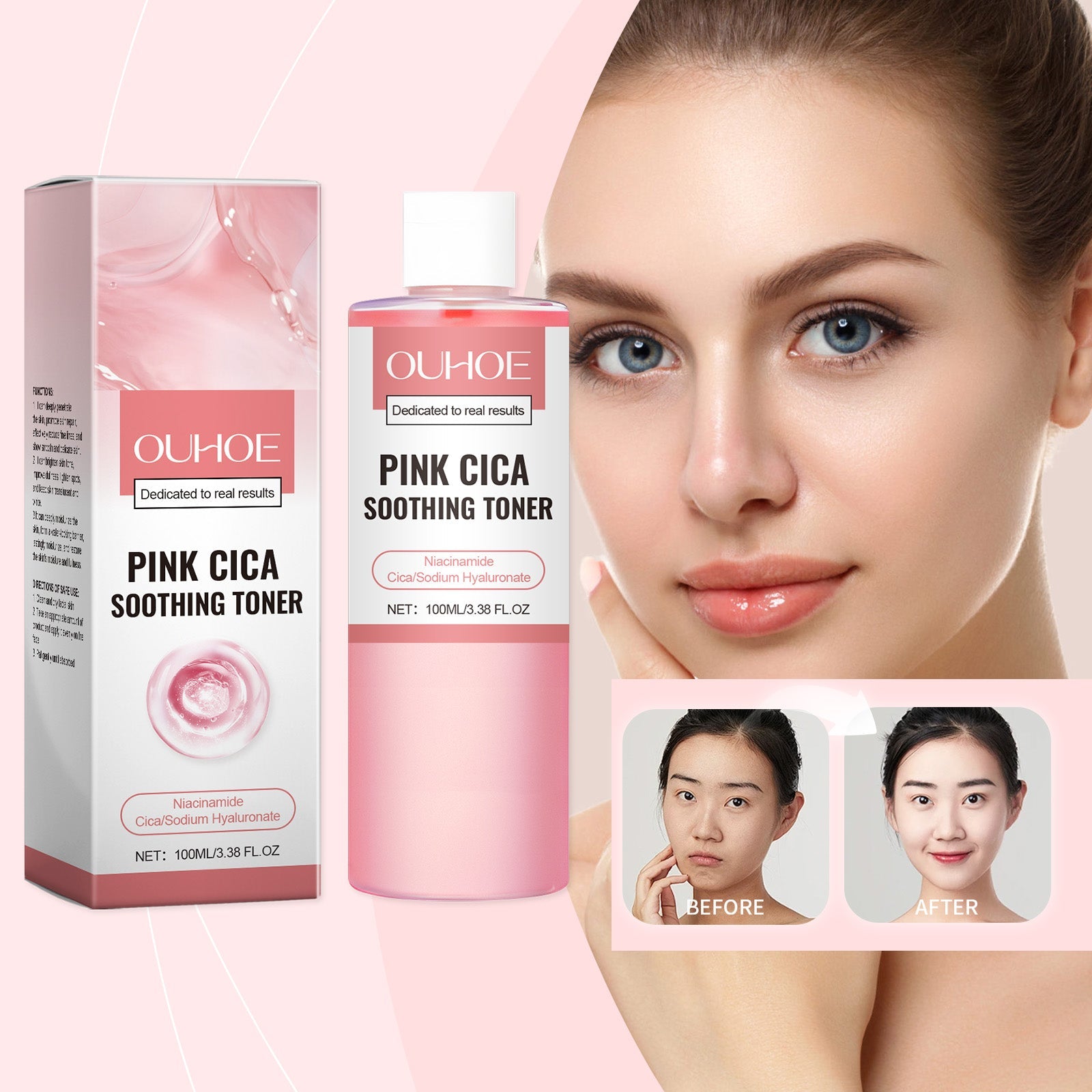 Repair Toner Hydrating Firming Refreshing Face Essence Water Skincare