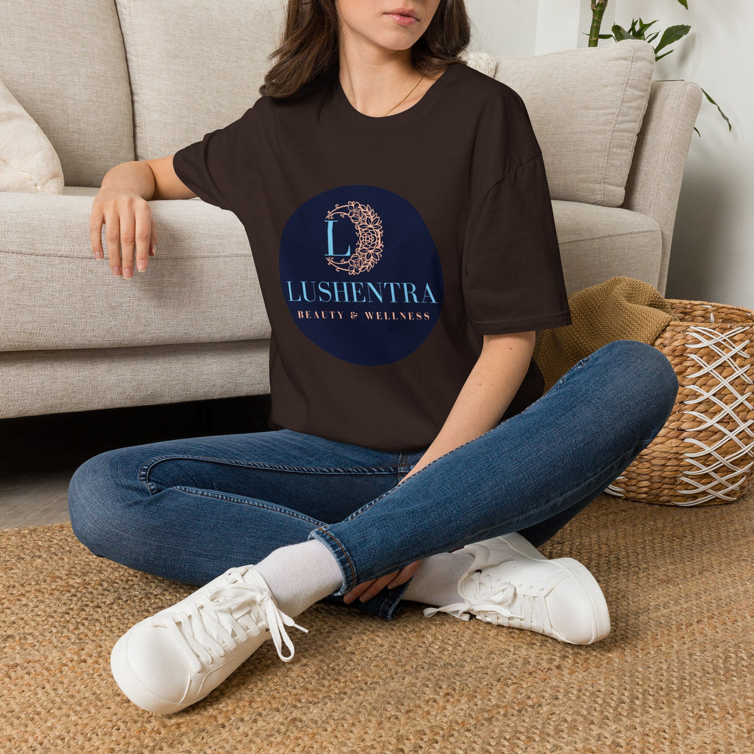 Logo Tee — Lushentra Beauty & Wellness Graphic Shirt