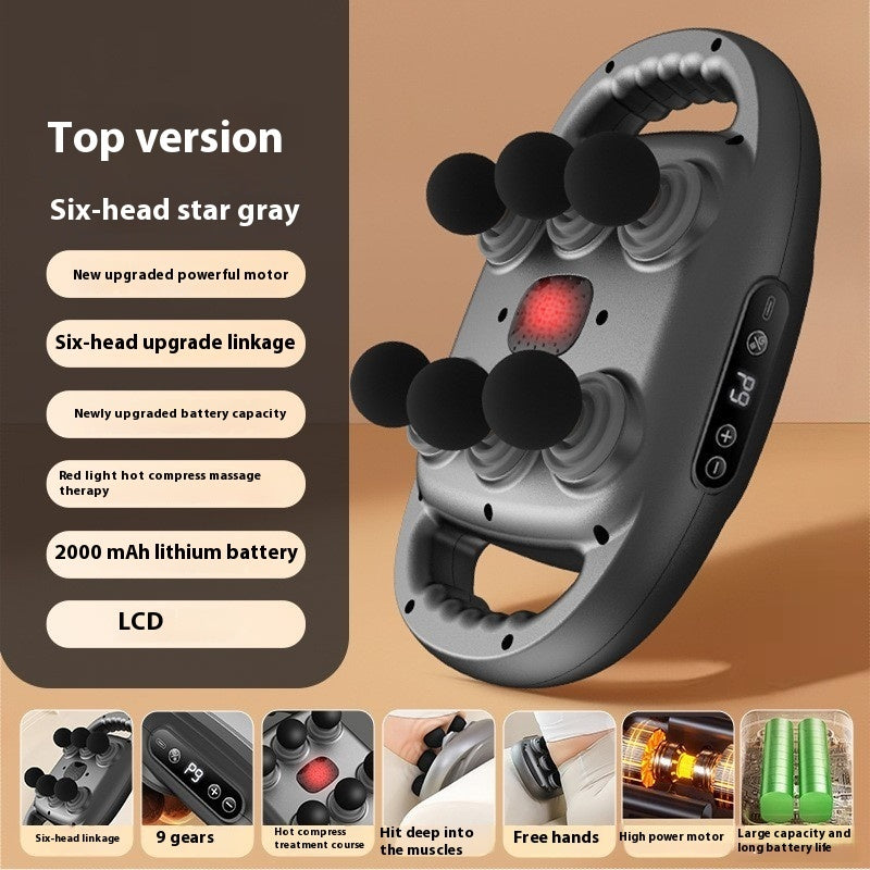 Six Head Massage Gun Deep Tissue Muscle Relaxation Massager