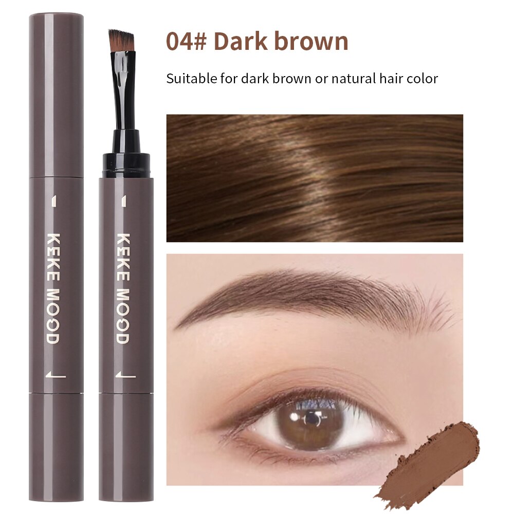 Waterproof Brow Dye Pencil Brown Grey Long Lasting Natural Finish