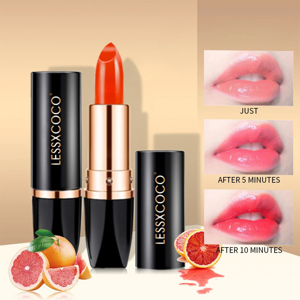 3 Piece Temperature Color Changing Lipstick Waterproof Moisturizing Lip Care