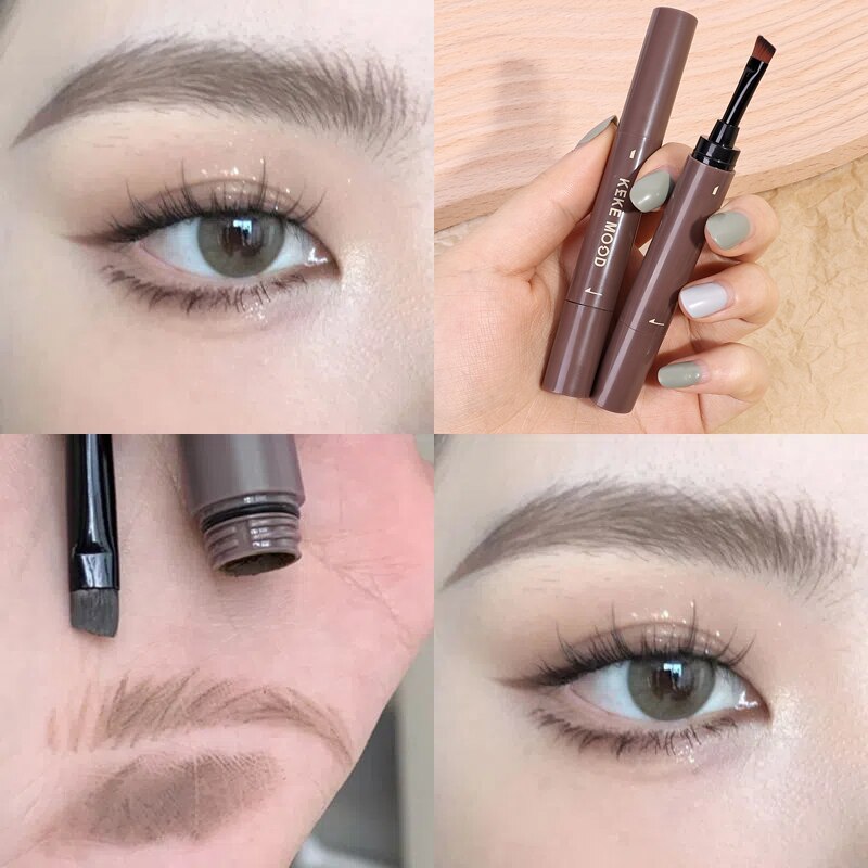 Waterproof Brow Dye Pencil Brown Grey Long Lasting Natural Finish