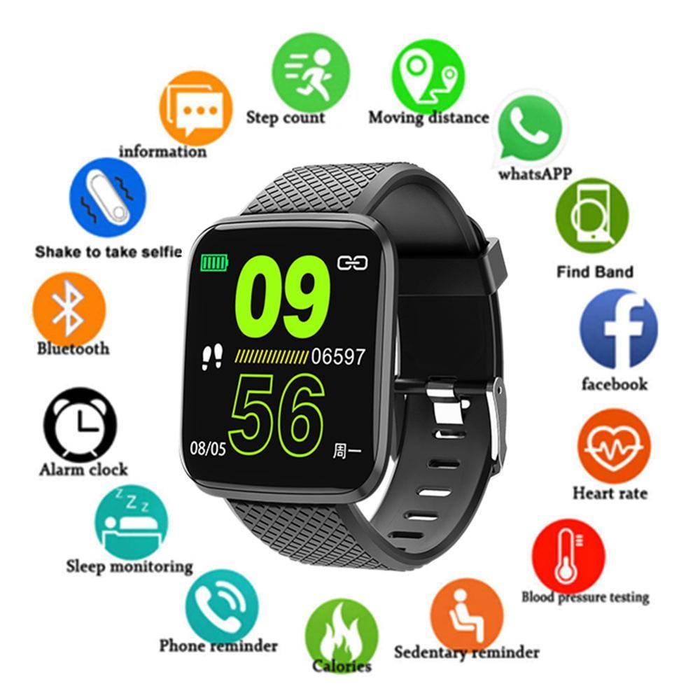 Sport Smart Watch Blood Pressure Heart Rate IP67 Fitness Tracker