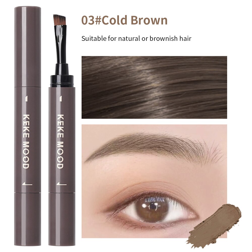 Waterproof Brow Dye Pencil Brown Grey Long Lasting Natural Finish