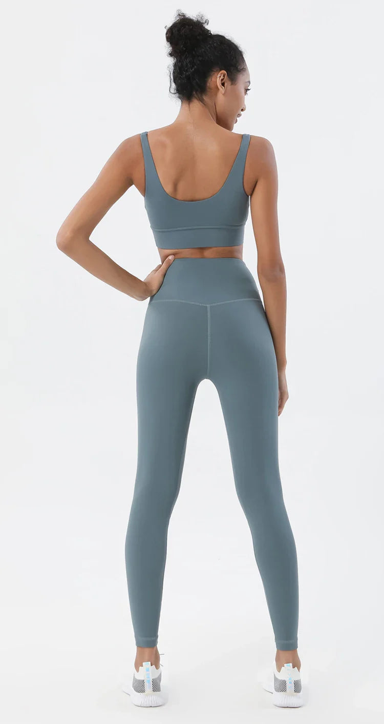 Women’s Activewear Set Comfortable Workout Yoga Gym Fitness Outfit