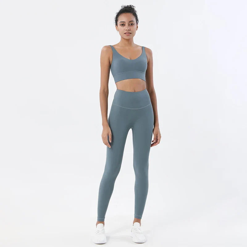 Women’s Activewear Set Comfortable Workout Yoga Gym Fitness Outfit
