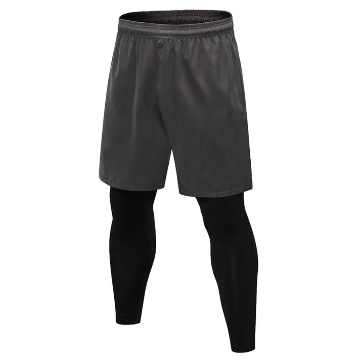 Men’s Compression Tights Fitness Training Performance Workout Leggings