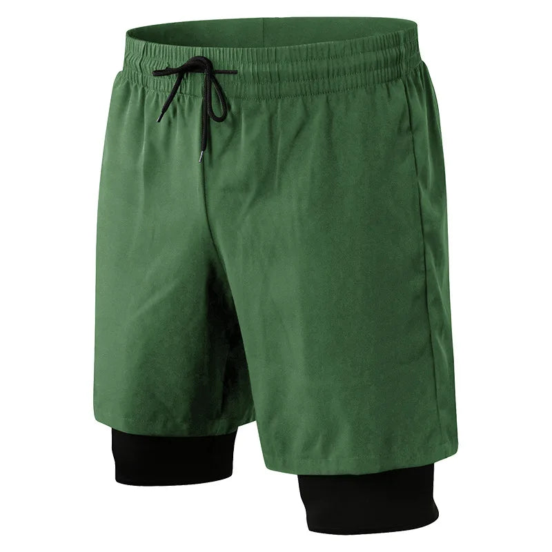 Men’s 4 Way Stretch Sports Shorts Black Activewear With Pockets