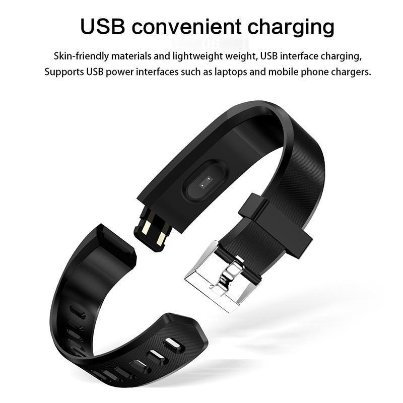 Smart Watch Heart Rate Blood Pressure Fitness Tracker Sport Watch