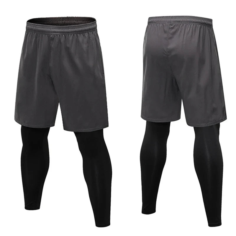 Men’s Compression Tights Fitness Training Performance Workout Leggings