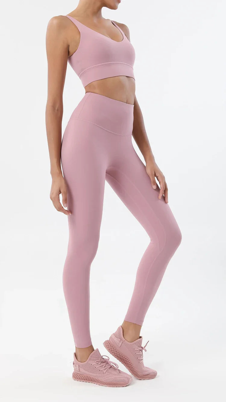Women’s Activewear Set Comfortable Workout Yoga Gym Fitness Outfit