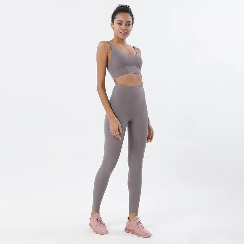Women’s Activewear Set Comfortable Workout Yoga Gym Fitness Outfit