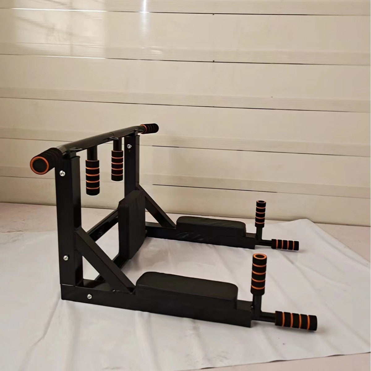 Wall Mounted Sandbag Rack Pull Up Bars Indoor Outdoor Fitness