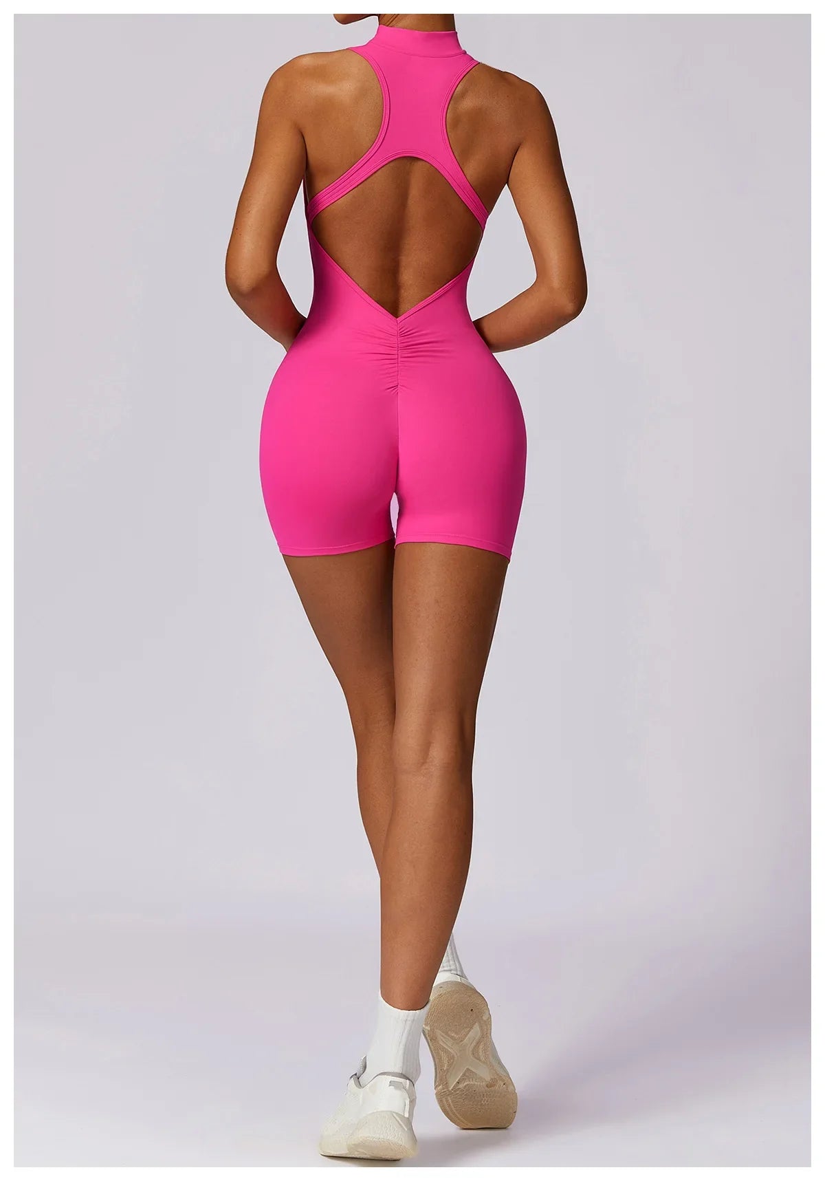 Women Sleeveless Jumpsuit Slim Fit Activewear Workout Yoga Outfit