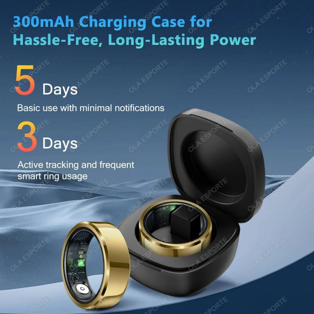 2026 Smart Ring Health Monitor Heart Rate Sleep Blood Pressure
