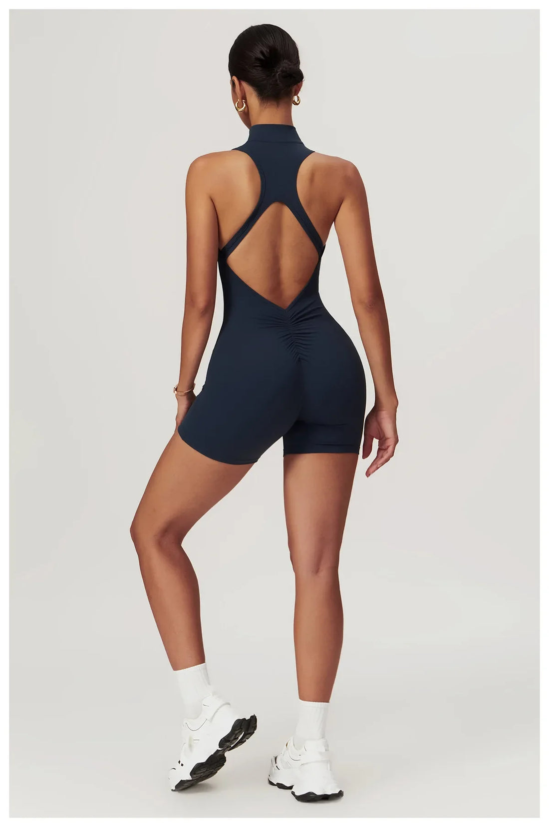 Women Sleeveless Jumpsuit Slim Fit Activewear Workout Yoga Outfit