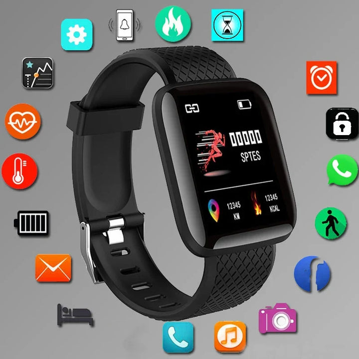 Smart Watch Men Women Message Fitness Heart Rate Monitor Bracelet