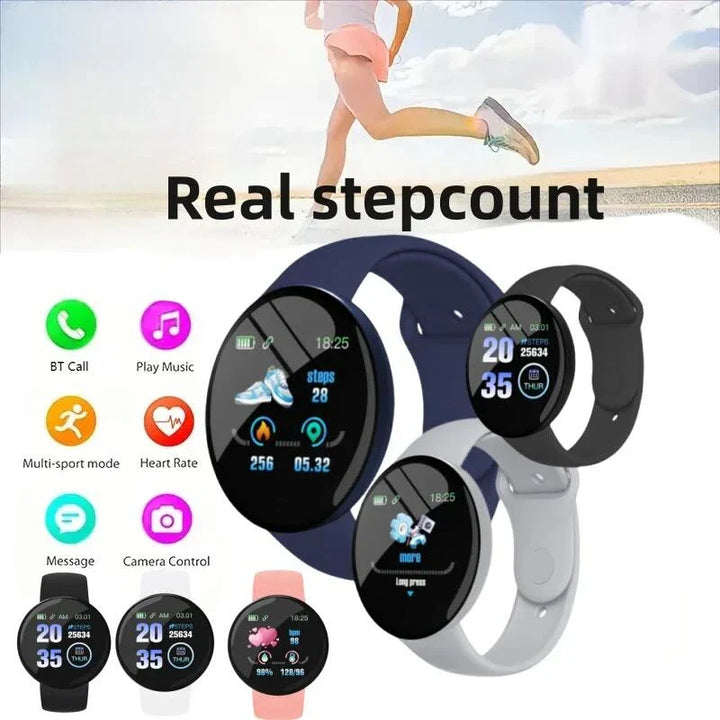 B41 Real Step Count Smart Watch Fitness Tracker Men Women