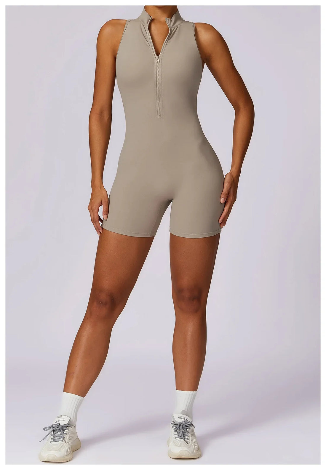 Women Sleeveless Jumpsuit Slim Fit Activewear Workout Yoga Outfit